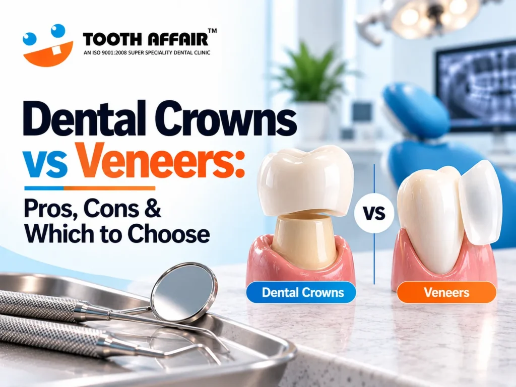 Dental Crowns vs Veneers Pros, Cons & Which to Choose