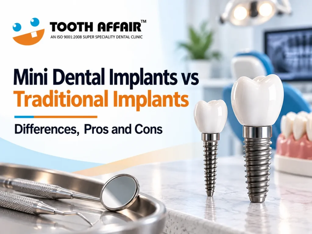 Mini Dental Implants vs Traditional Implants Definitions, Pros and Cons