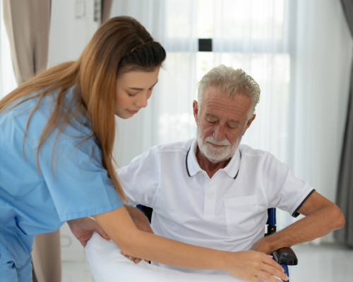 Home dental service for bed-ridden patients